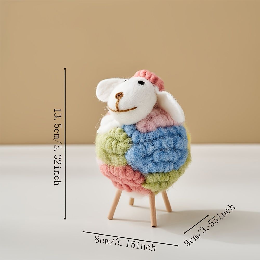 ラベンダー色の仔羊 ひつじ ぬいぐるみ 部屋飾り 海外作家様 ハンドメイド LILI et NENE SENGER（ゼンガー） SENGER Animal Baby Sheep