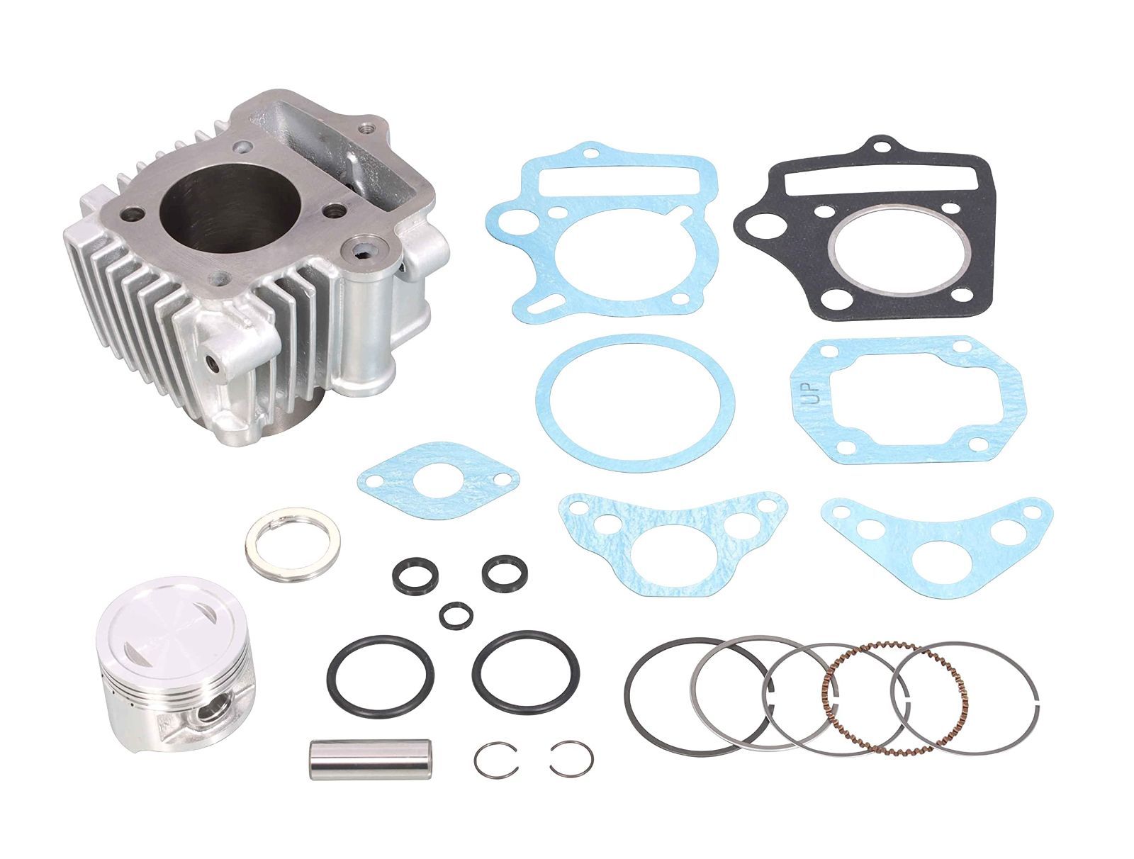 商品 キタコ KITACO LIGHT ボアアップキット 75cc シルバーシリンダー モンキー MONKEY 等 212-1123481