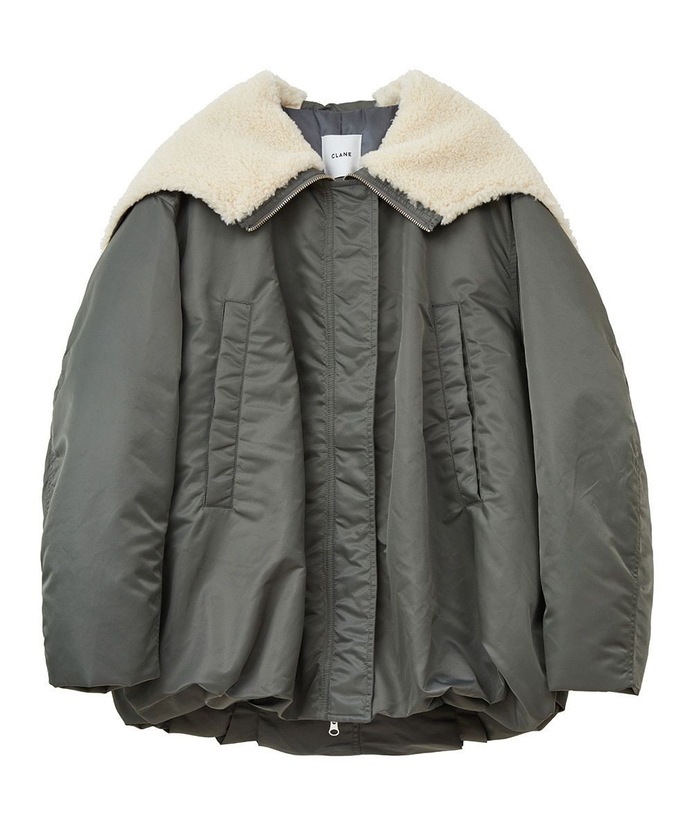 返品OK BALLOON DESIGN HOODED N3B クラネ カーキ2 【公式通販】