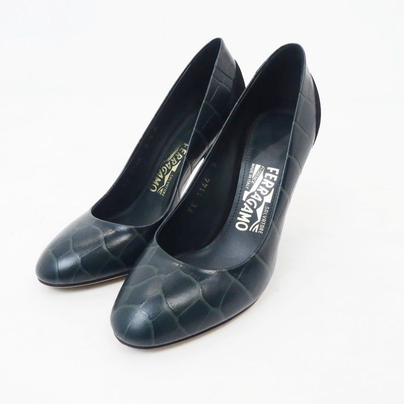 姫路東店 Salvatore Ferragamo | サルヴァトーレフェラガモ その他靴 グリーン 135