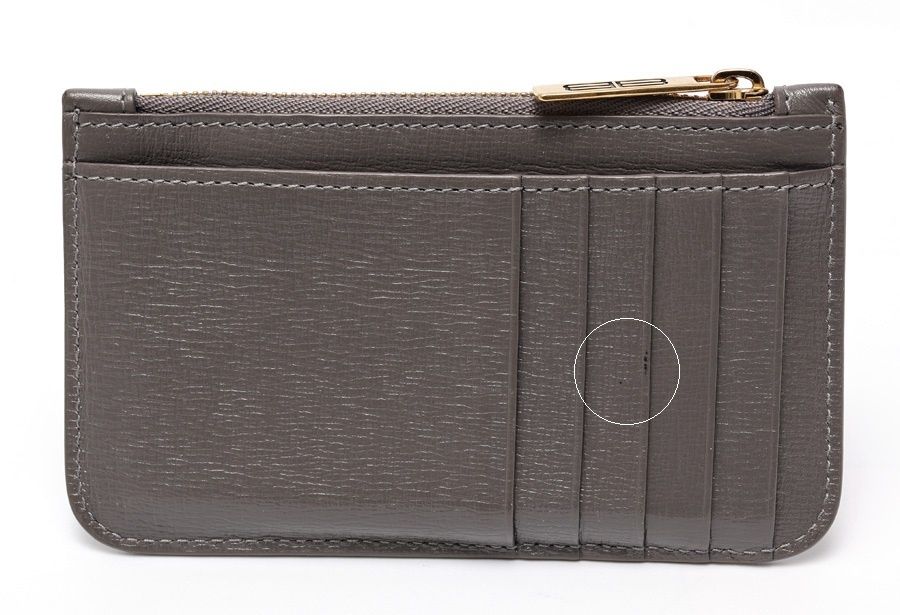 バレンシアガ BALENCIAGA BBロゴ コイン カードホルダー カードケース 674852 レザー グレー 商品番号 S-159074