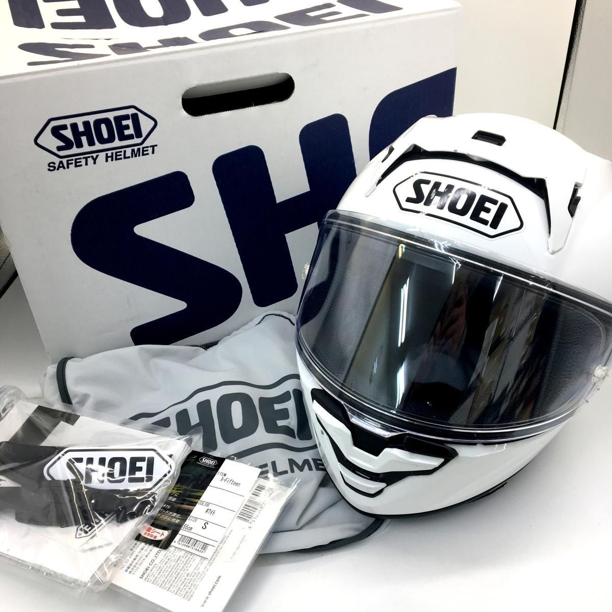 SHOEI X-15 美品 ホワイト ヘルメット フルフェイス 除菌消臭済 SHOEI X-15 美品 ホワイト ヘルメット フルフェイス 除菌消臭済