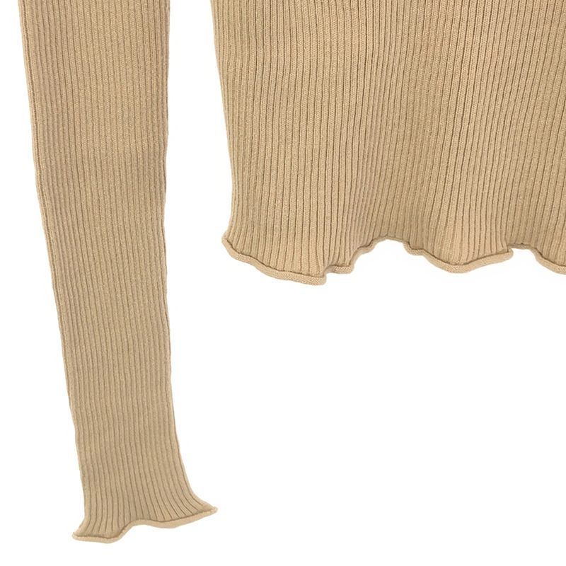 THE NEWHOUSE コットンカシミヤロングスリーブ・ニット・リブ ザニューハウス コットンカシミヤ ロングスリーブ THE NEWHOUSE ザ