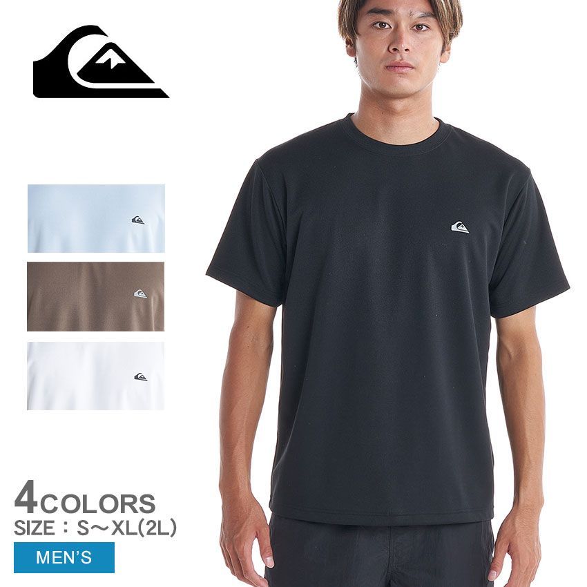 クイックシルバー 半袖Tシャツ QLY232007 メンズ QUIK FLOWER SS QUIKSILVER カラー:03.ブラウン 品番：2443-0162