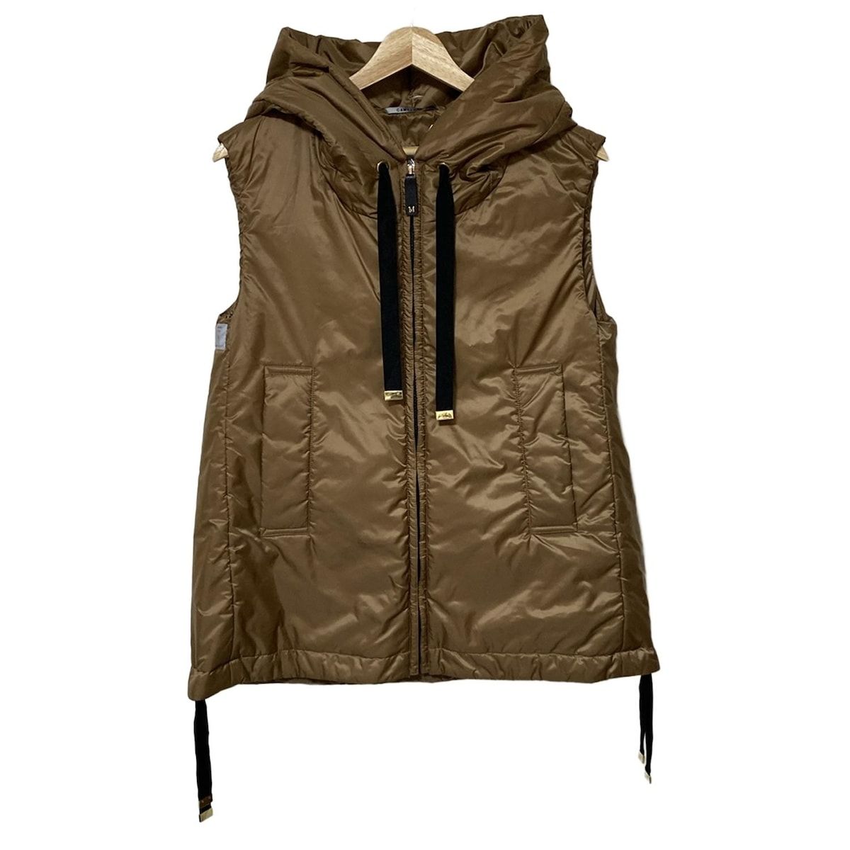 Max Mara マックスマーラ ベスト サイズJ 38 レディース - ブラウン 中綿|ジップアップ