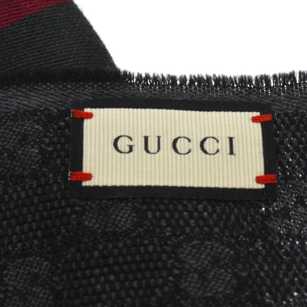 GUCCI (グッチ) GGロゴ シェリーラインデザイン マフラー