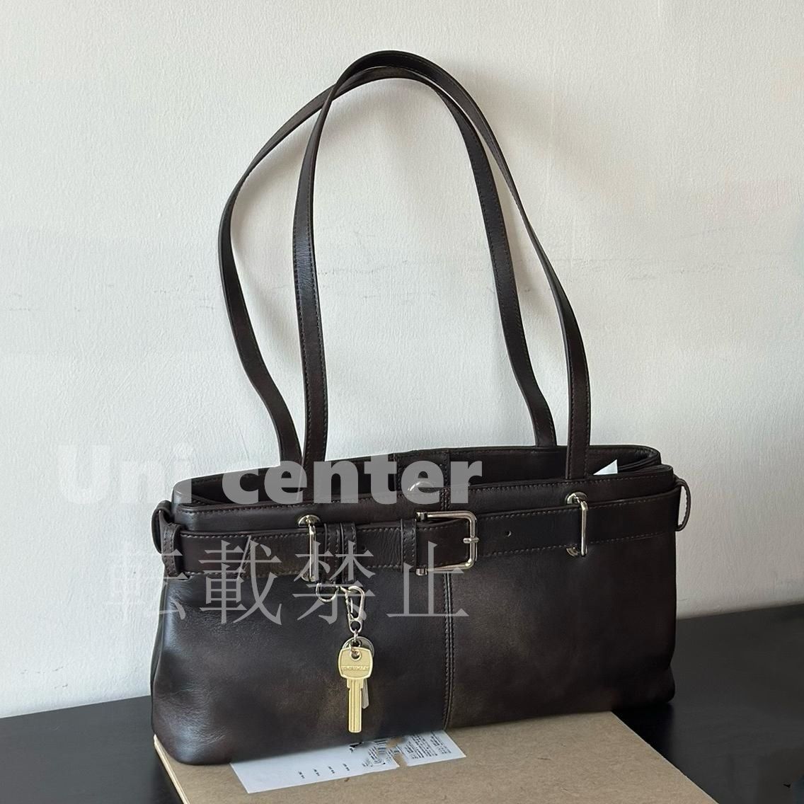 海外通販サイト ブランド 極美品」 レディース ブラウン トートバッグ オソイ OSOI バッグ