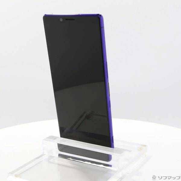 中古品〕 Xperia 1 64GB パープル 802SO SoftBank【344】 - メルカリ