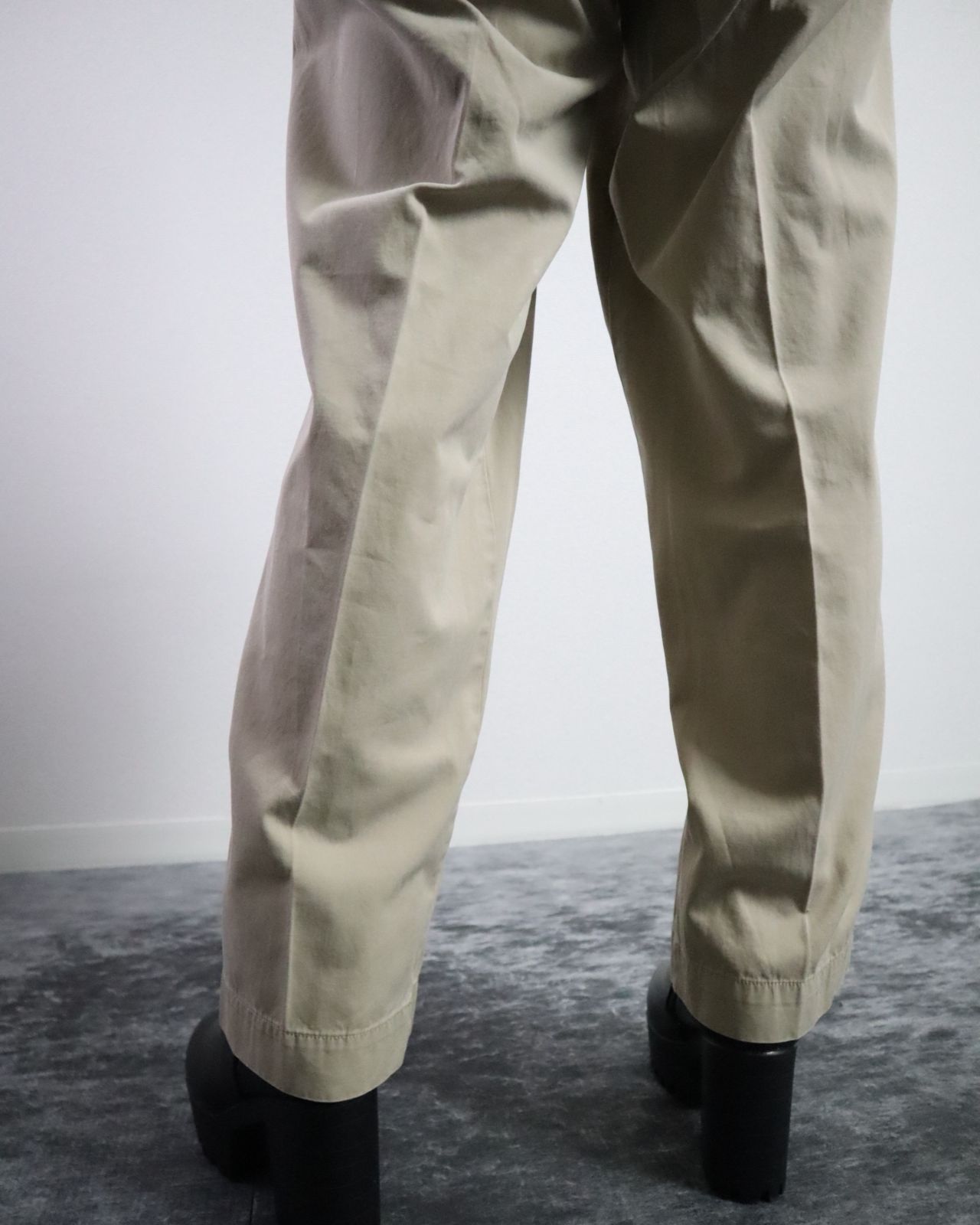 90s ラルフローレン ワイド クラシック チノパン ポロチノ W42 ベージュ 1990s Polo by Ralph Lauren SFFIELD PANT wide classic chino