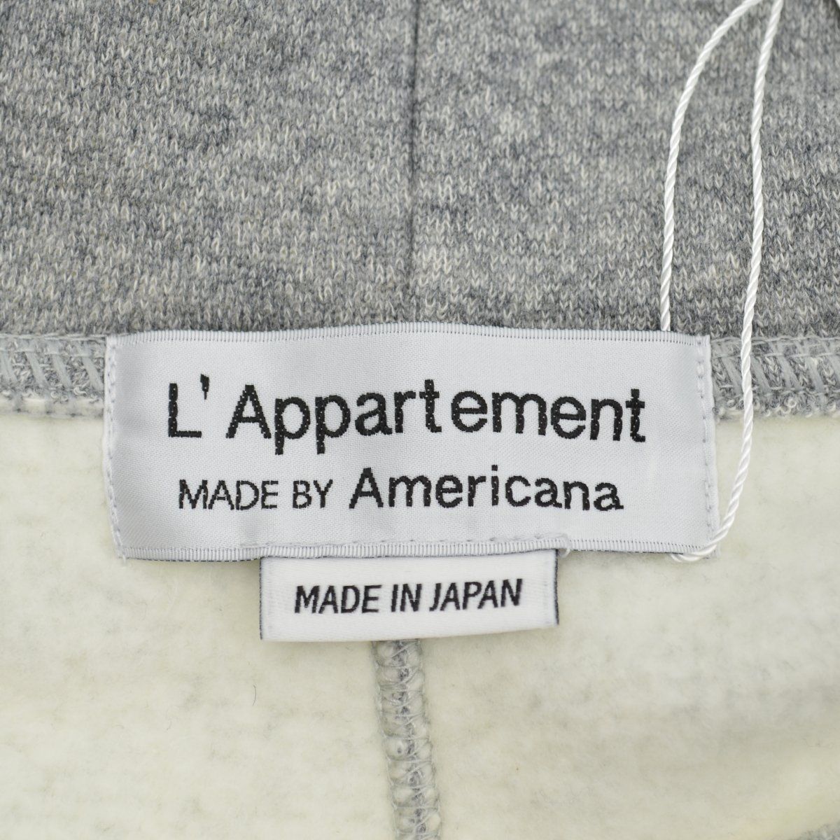 L'APPARTEMENT × Americana / アパルトモン × アメリカーナ】23AW 23070570003330 WIDE  FULLZIP HOODIE ワイドフルジップ フーディジップアップスウェットパーカー - メルカリ