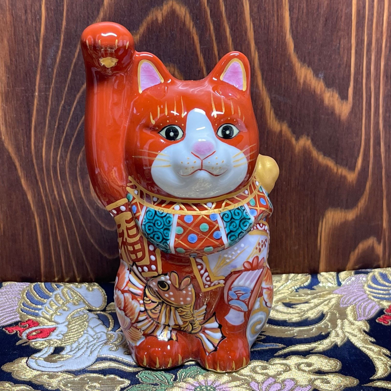 招き猫 九谷焼 八幡窯 右手 2個セット - www.stedile.com.br