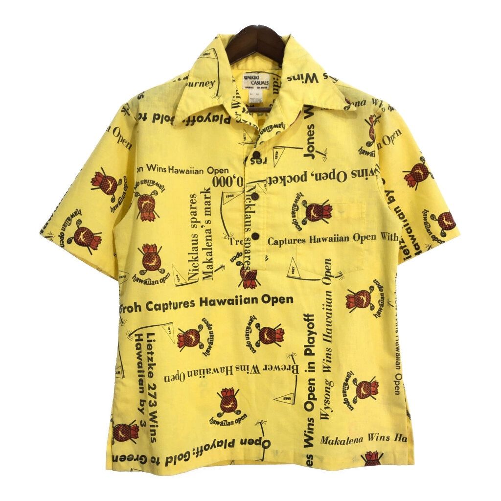 70年代 USA製 WAIKIKI CASUALS ゴルフ ハワイアン・オープン