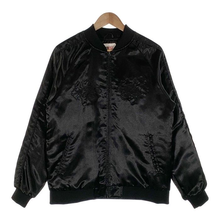 HUF ハフ THRASHER スラッシャー スーベニアジャケット 中綿 スカジャン ブラック Size M