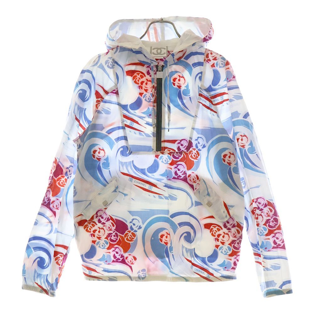 CHANEL (シャネル) 06SS ココジップ 総柄 コットン ハーフジップ