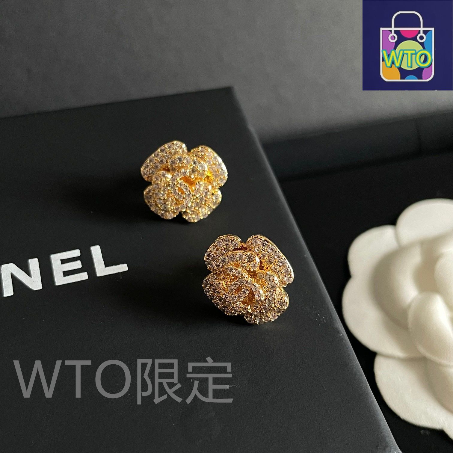 今日特価】Chanel 中古 ダブル C イヤリング オリジナルリプリカ