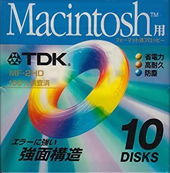 TDK Macintosh用 3.5インチフロッピーディスク 10枚パック　MF2HD-MCX10PS