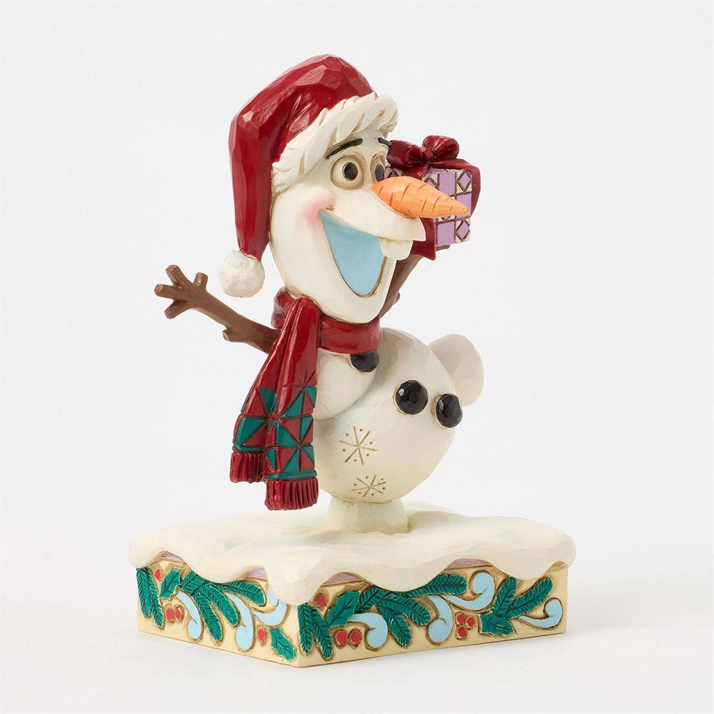 ディズニー ジムショア オラフ パーソナリティ ポーズ アナと雪の女王 クリスマス 飾り Olaf Personality Pose フィギュア ギフト プレゼント 置物 人形 ディズニートラディションズ JIM SHORE 正規輸