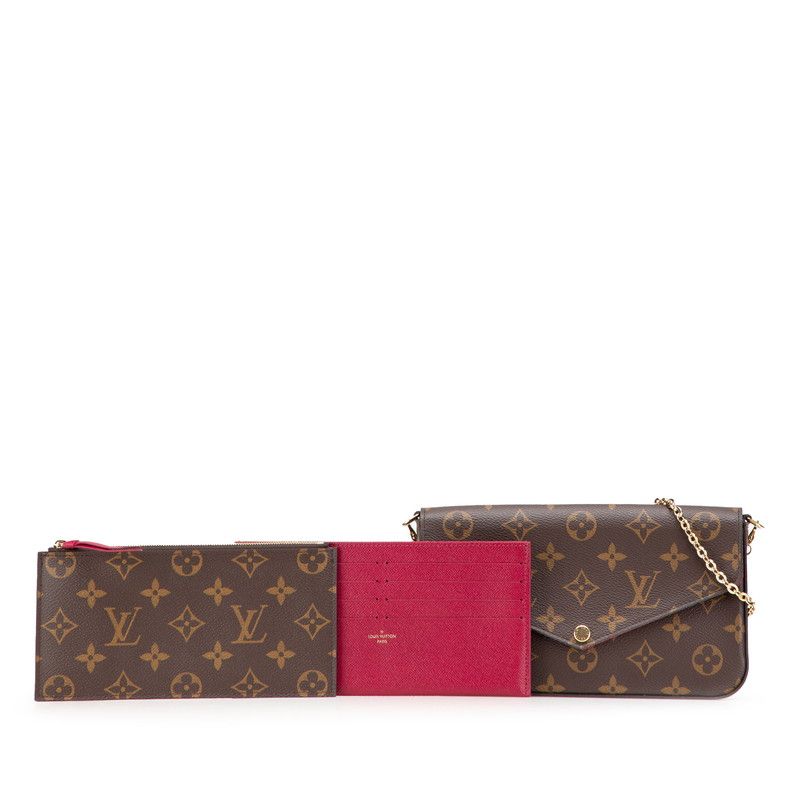 Louis Vuitton ◆ 実用的な【ポシェット フェリシー】モノグラム ルイ ヴィトン モノグラム ポシェット フェリシー チェーン