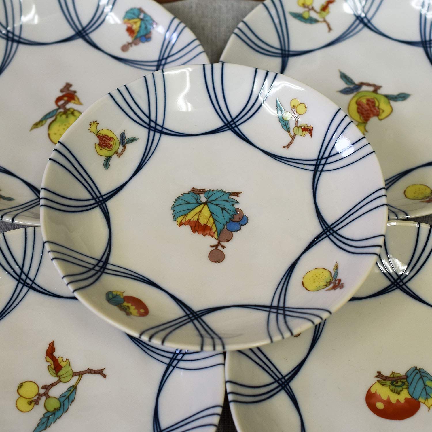 中国明時代五彩花、人物図特大丼 中国明時代五彩花、人物図特大丼