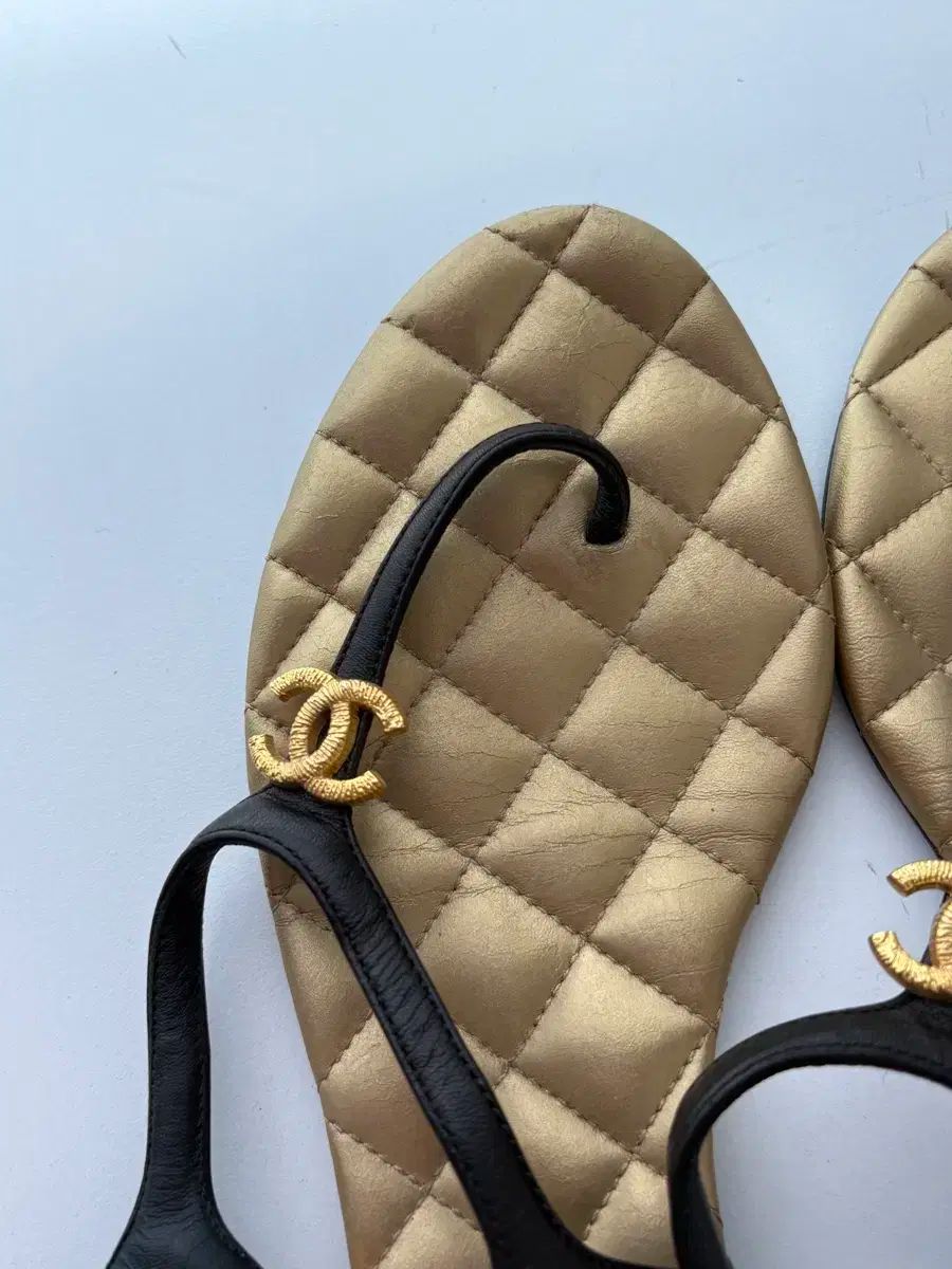 CHANEL(シャネル) cc ロゴ ビーチサンダル ストラップ サンダル