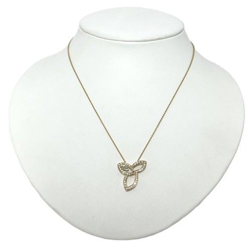 HARRY　WINSTON　ハリーウィンストン　リリークラスター　ネックレス　PEDYMQRFLC　750YG　ダイヤモンド　計約0.68ct　ブランドジュエリー　アクセサリー　ペンダント　Au750　K18YG　イエローゴールド　18金【68097】