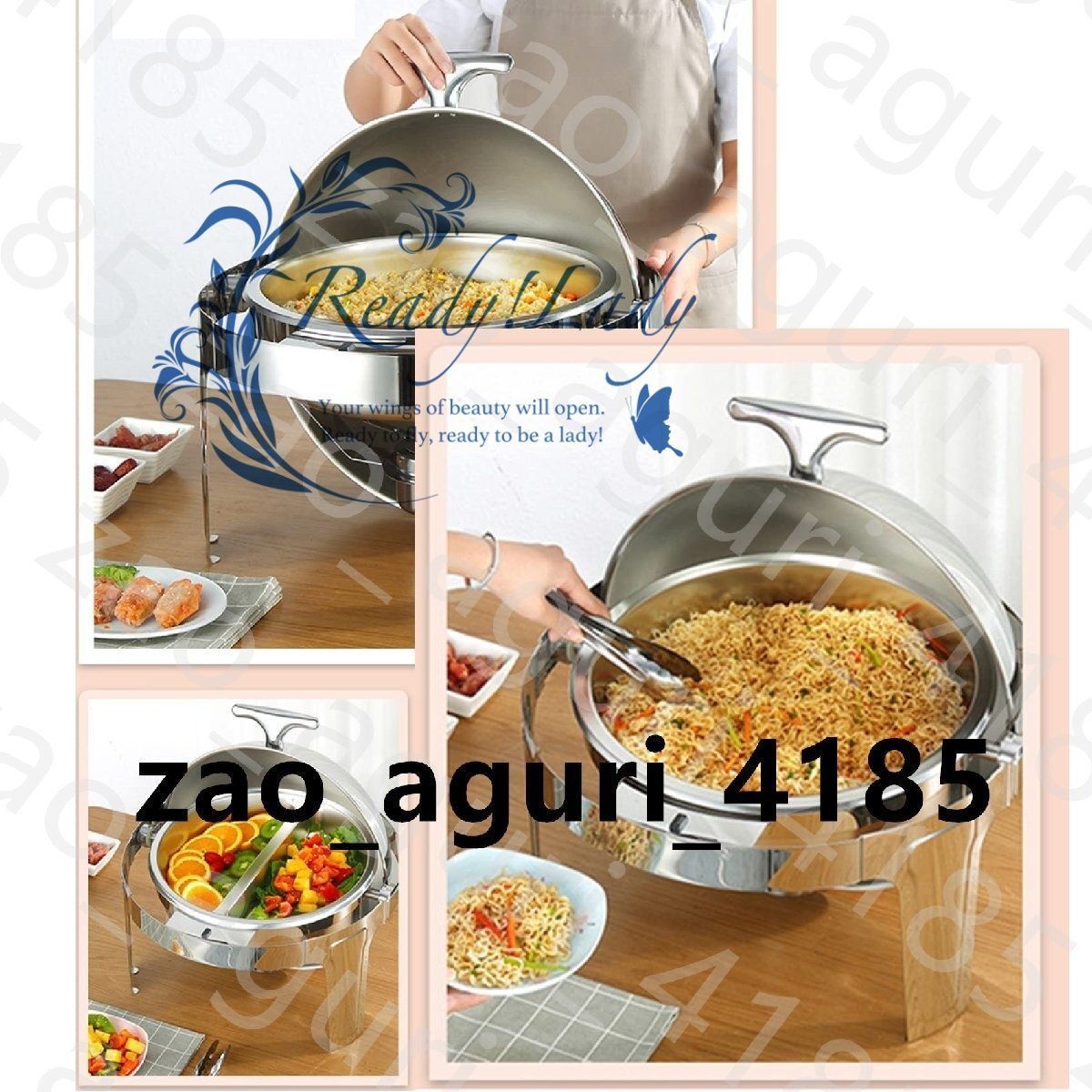 チェーフィング ディッシュ フードウォーマー フードディスプレイ パーティー料理 ツイン ダブル ビュッフェ バイキング 保温 角型 ステンレス 業務用 家庭用 チェーフィングディッシュ9L電気チェーフィングディッシュフード