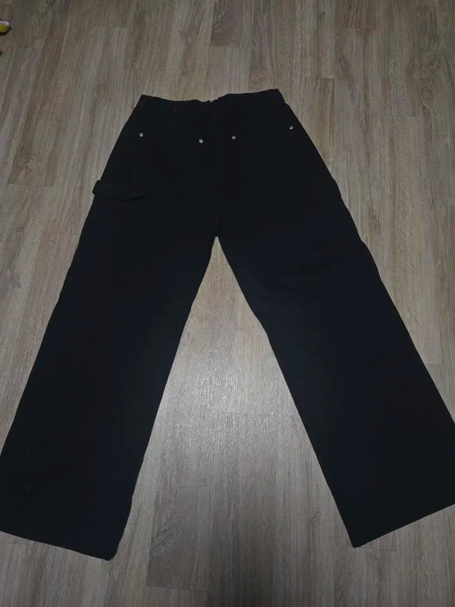 GAMMA GALLERY ダブルニー カーペンター パンツ 黒