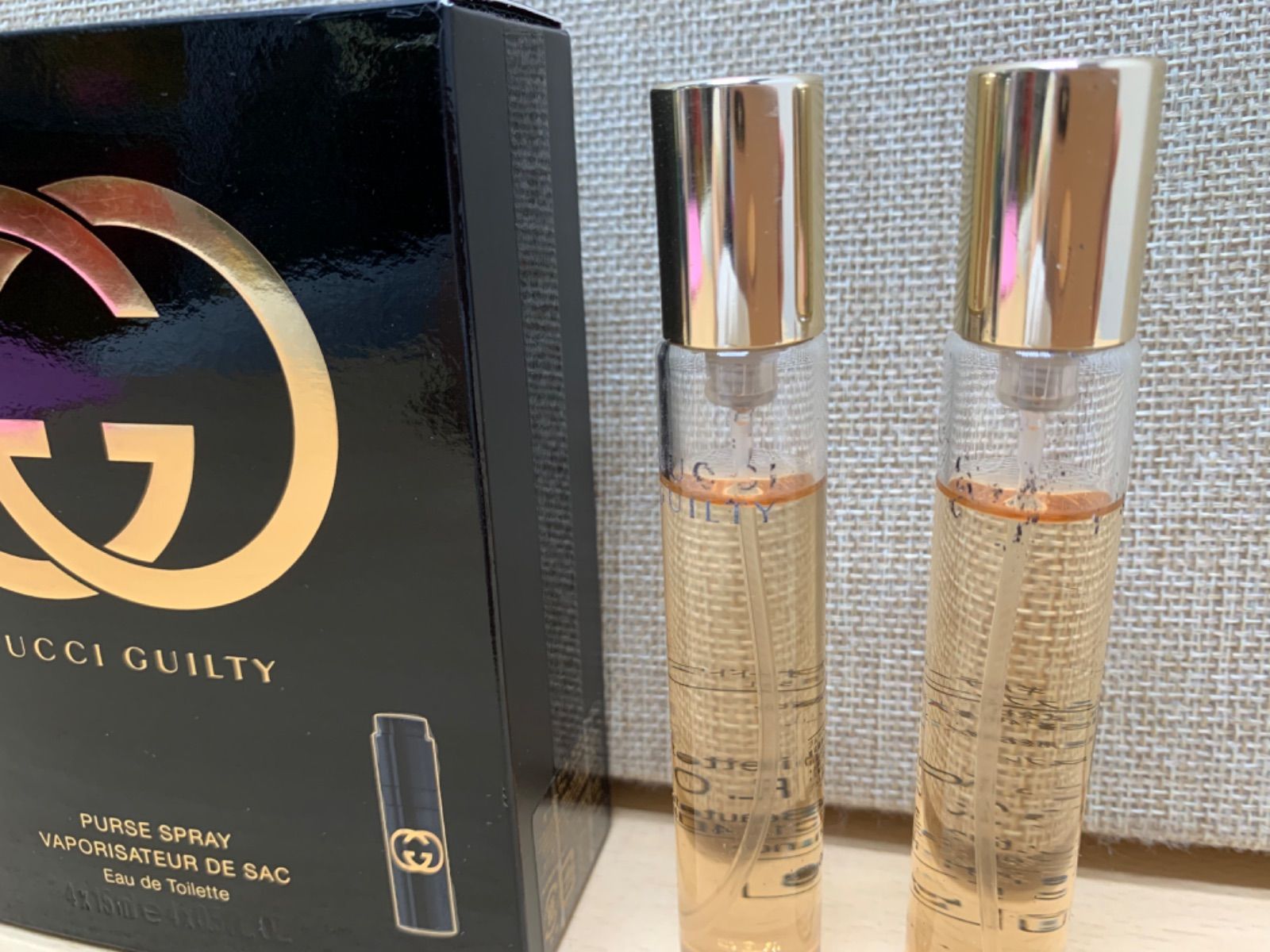 GUCCI GUILTY パーススプレー 15ml2本 - メルカリ