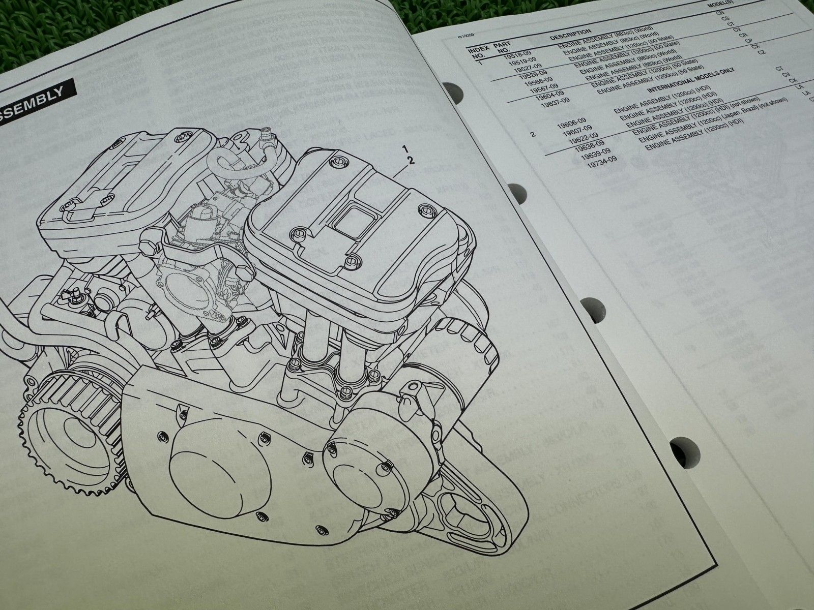 スポーツスター パーツリスト 英語版 ハーレー 正規 バイク 整備書 2009年モデル パーツカタログ Kr DECORATOM_COM_BR