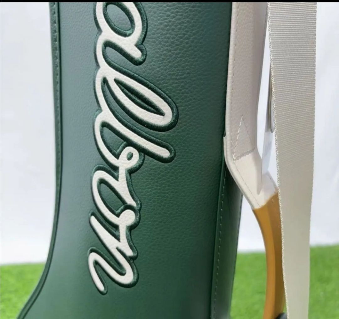 【新品未使用】マルボン　Malbon golf クラブケース グリーン マルボン ゴルフ クラブケース ハーフケース クラブスタンド