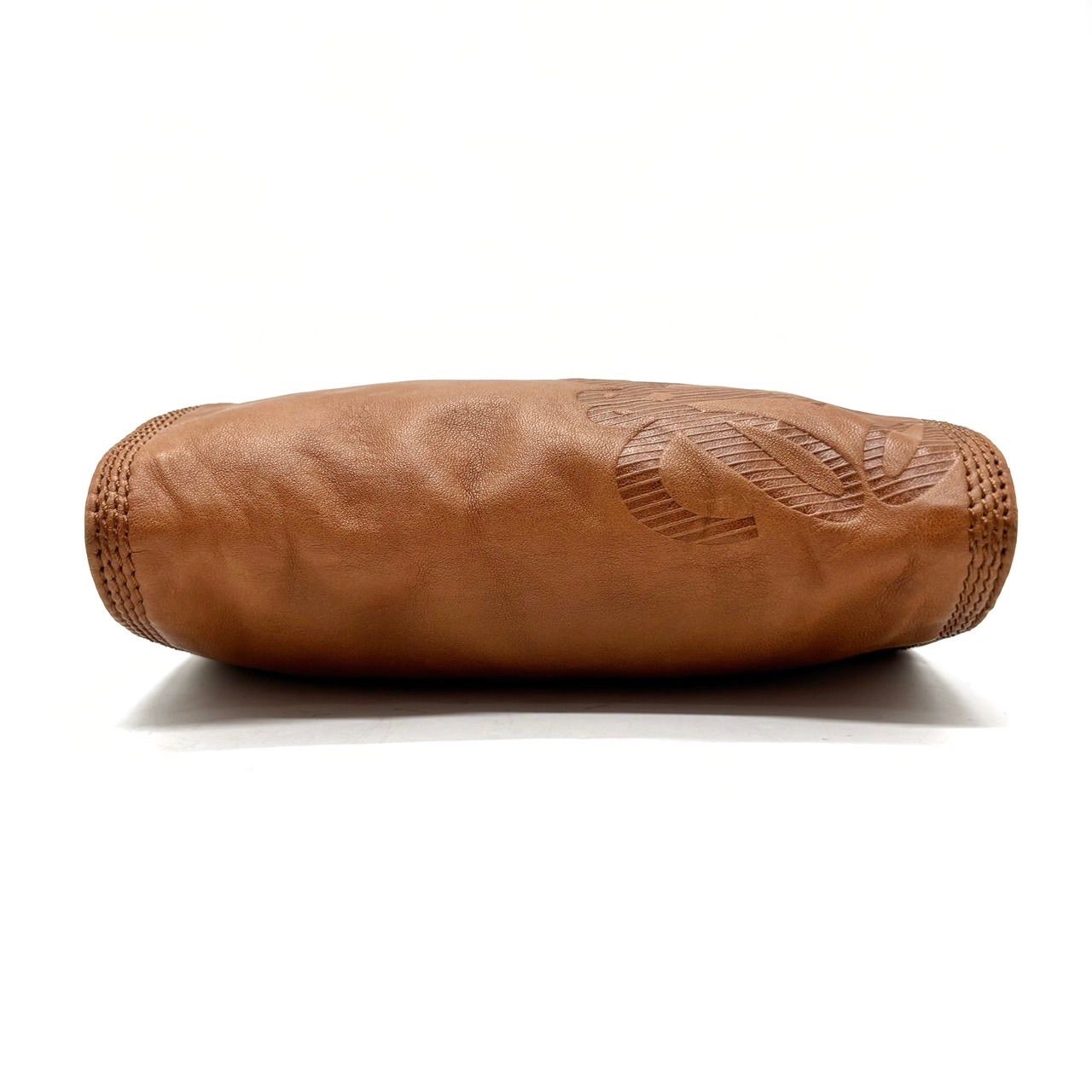 LOEWE ロエベ ショルダーバッグ アナグラム レザー シャンパンゴールド LOEWE （新品・未使用品）ロエベ アナグラム フラメンコ