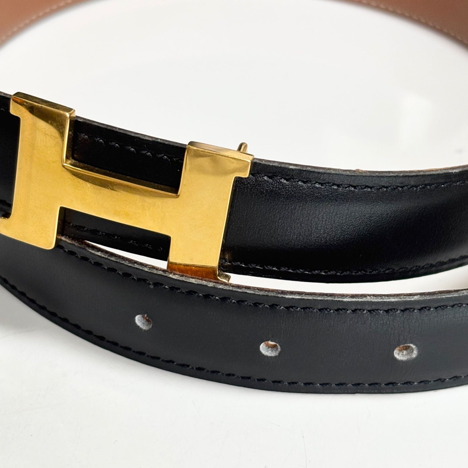 エルメス ベルト コンスタンス Hベルト ラージ レザー