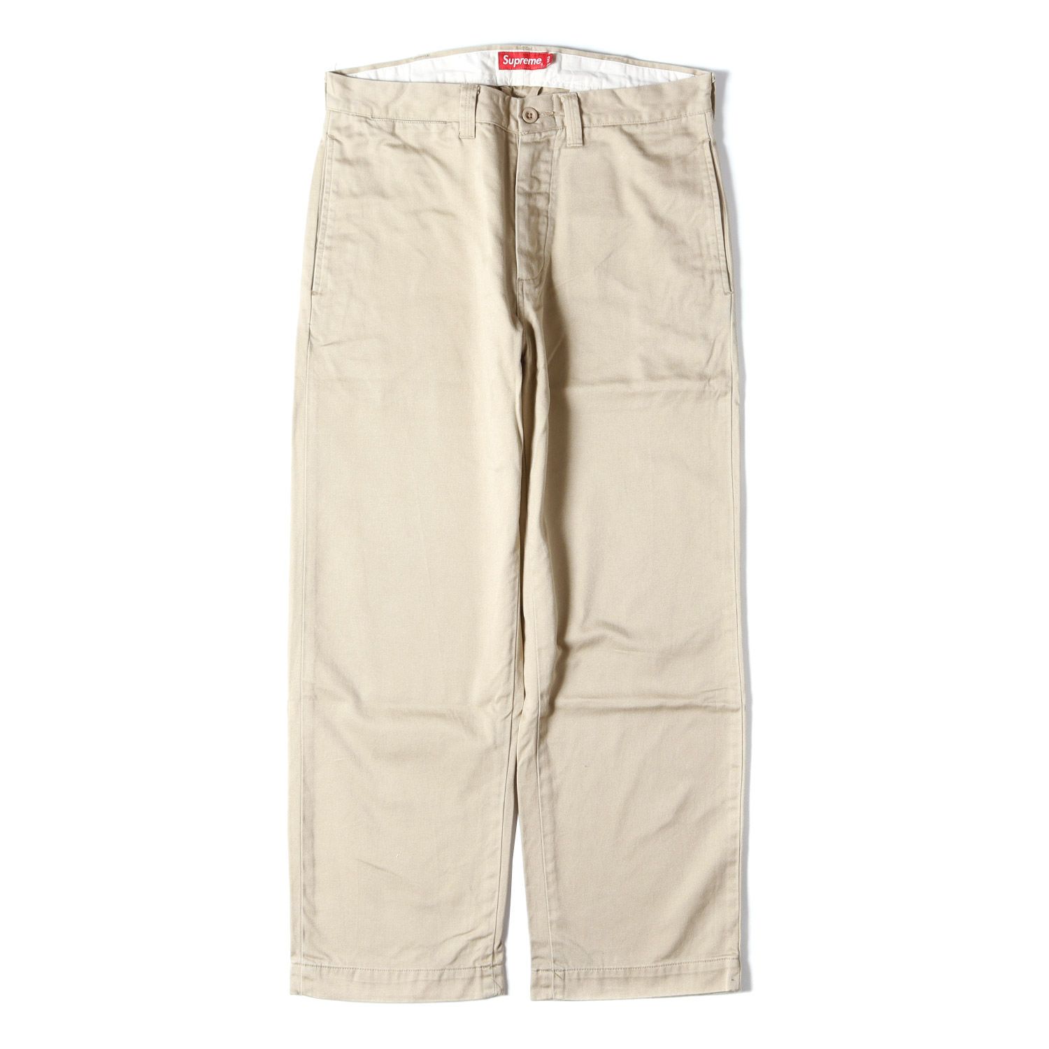 新品 supreme クラウン 刺繍 チノパン 30 新品 supreme クラウン 刺繍