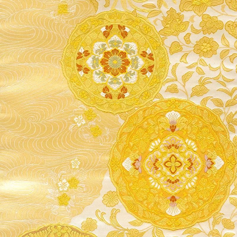 【新品】本金箔 西陣織 袋帯 更紗唐花 パーティ 結婚式 留袖 新品】本金箔 西陣織 袋帯 更紗唐花 パーティ 結婚式 留袖 - メルカリ