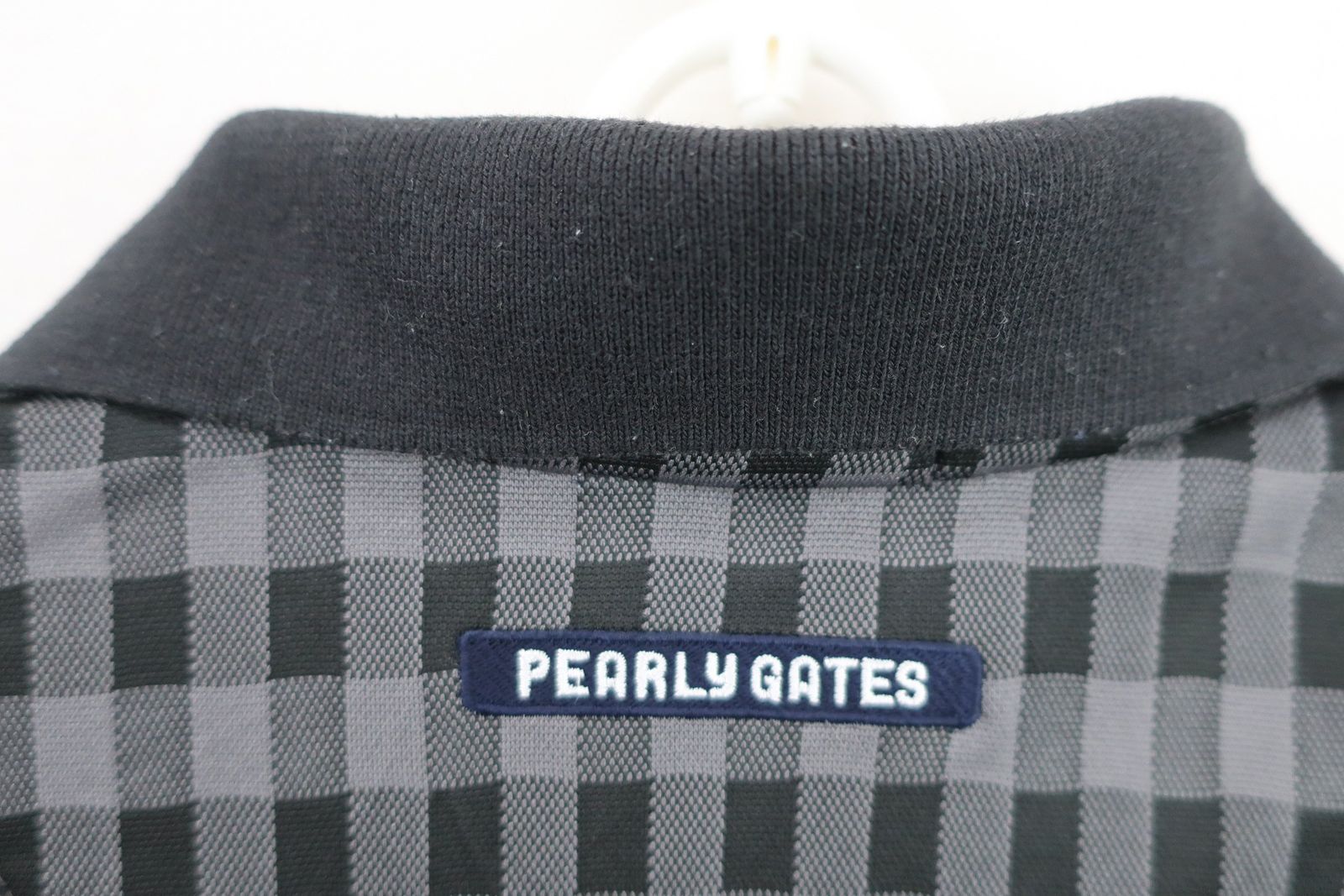 PEARLY GATES チェック柄 ゴルフポロシャツ サイズ7 即完売品】PEARLY GATES チェック柄ポロシャツ ゴルフウェア