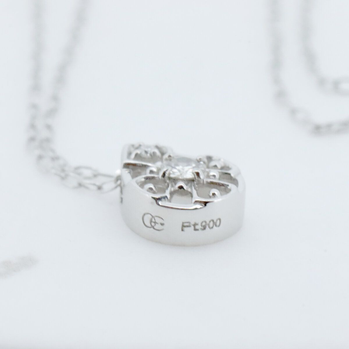 オーバーエクセレント ダイヤモンド ネックレス 0.03ct Pt950 オーバーエクセレント ダイヤモンド ネックレス 0.03ct Pt950