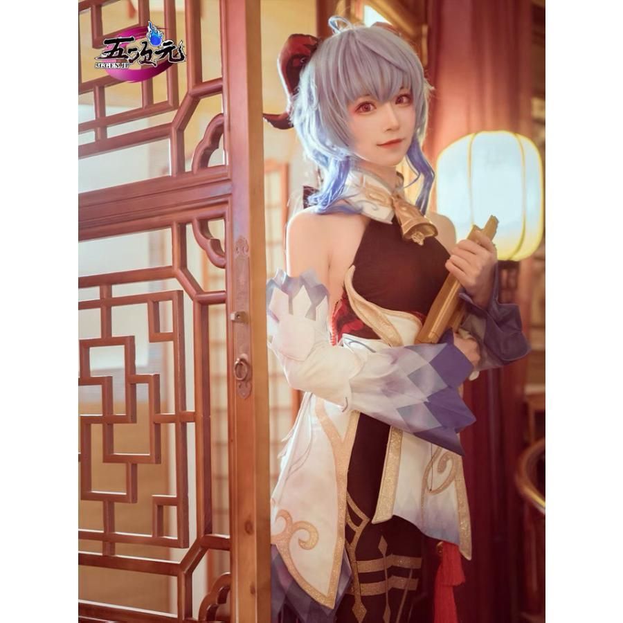 猫屋小舗 原神 コスプレ 甘雨 かんう 衣装セット ※ウィッグ 靴