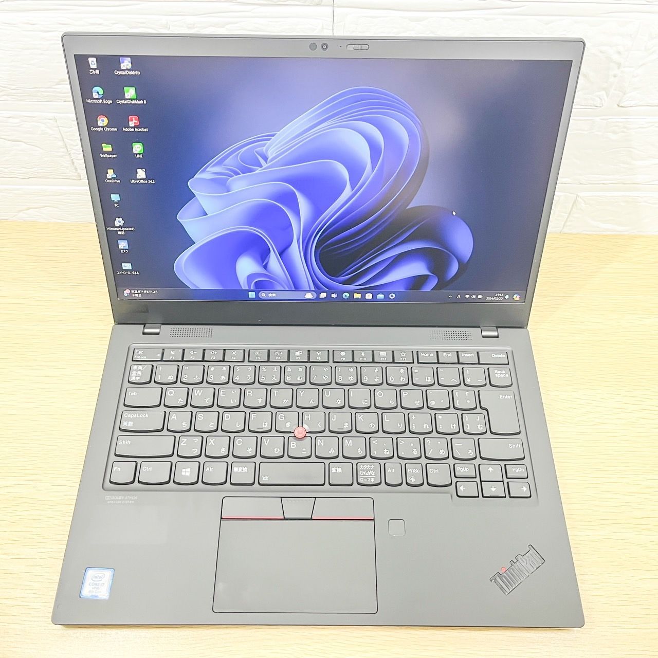 【2020年モデル】Lenovo レノボ ThinkPad X1 Carbon 7th Gen 第8世代Core i7-8665U メモリ16GB  SSD(NVMe)512GB FHD14インチ Thunderbolt3 Windows11 Pro
