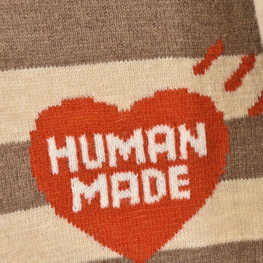 HUMAN MADE (ヒューマンメイド) 22AW STRIPED L/S KNIT SWEATER