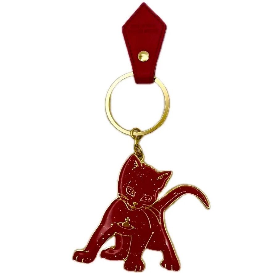 ▽Vivenne Westwood ヴィヴィアン ウエストウッド キッチンキーリング子猫 00178