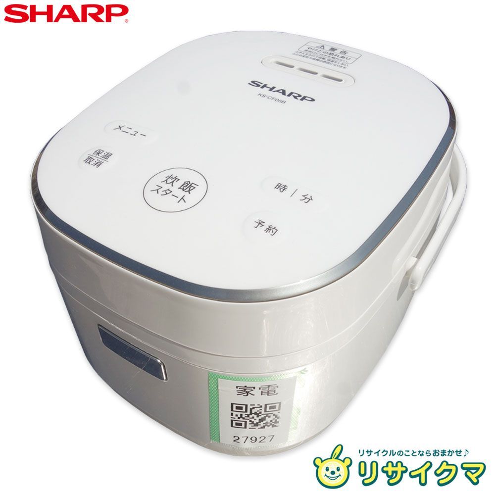 【在庫セール】シャープ 炊飯器 KS-CF05B-W 3合 一人暮らし マイコン Amazon | シャープ 炊飯器 KS-CF05B-W 3合 一人暮らし マイコン