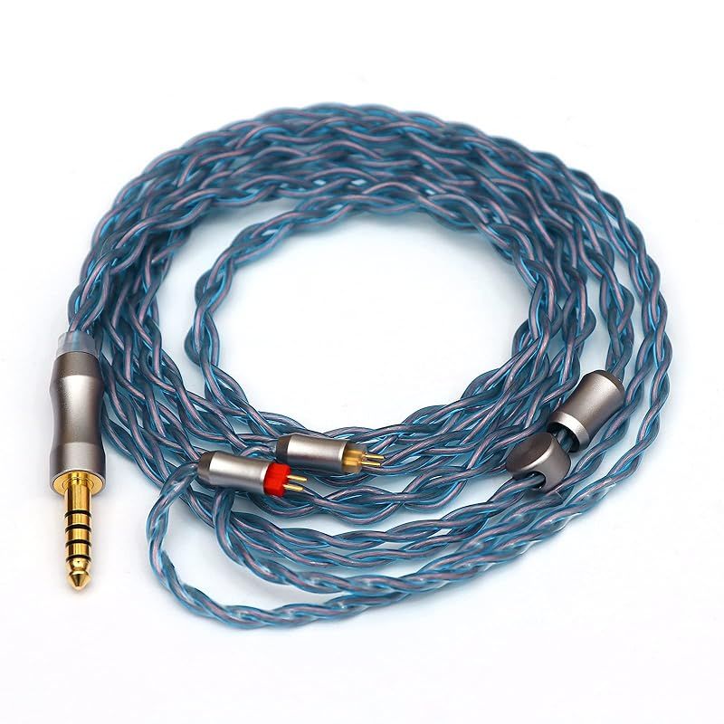 Tripowin Alteaアップグレードされた6N-OCC Litz 4コアHIFIイヤホンケーブル 高純度 99.9999% 6N単結晶銅ケーブル リケーブル イヤホンに適用 26 AWG標準で生産 酸化にくい イヤホン愛好家の最適なプレゼント|ギフト
