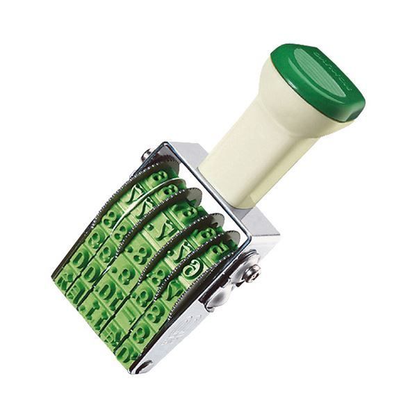 コクヨ 回転印 欧文日付 3号5連明朝体 IS-D3N 1セット 12個