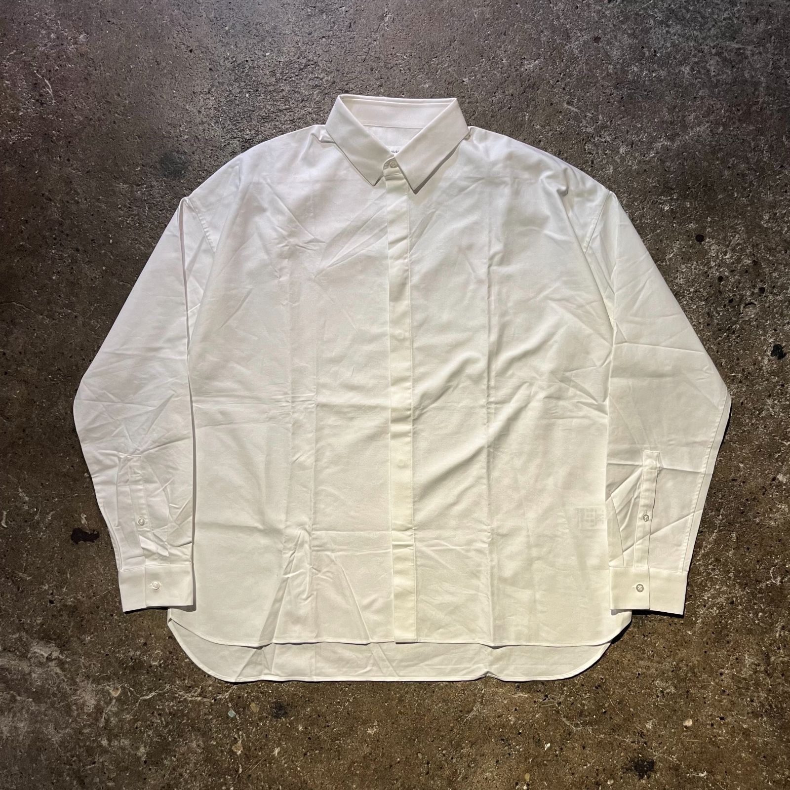 JIL SANDER 18ss レギュラー シャツ 比翼ボタン オーバーサイズ ジルサンダー 2018ss 39