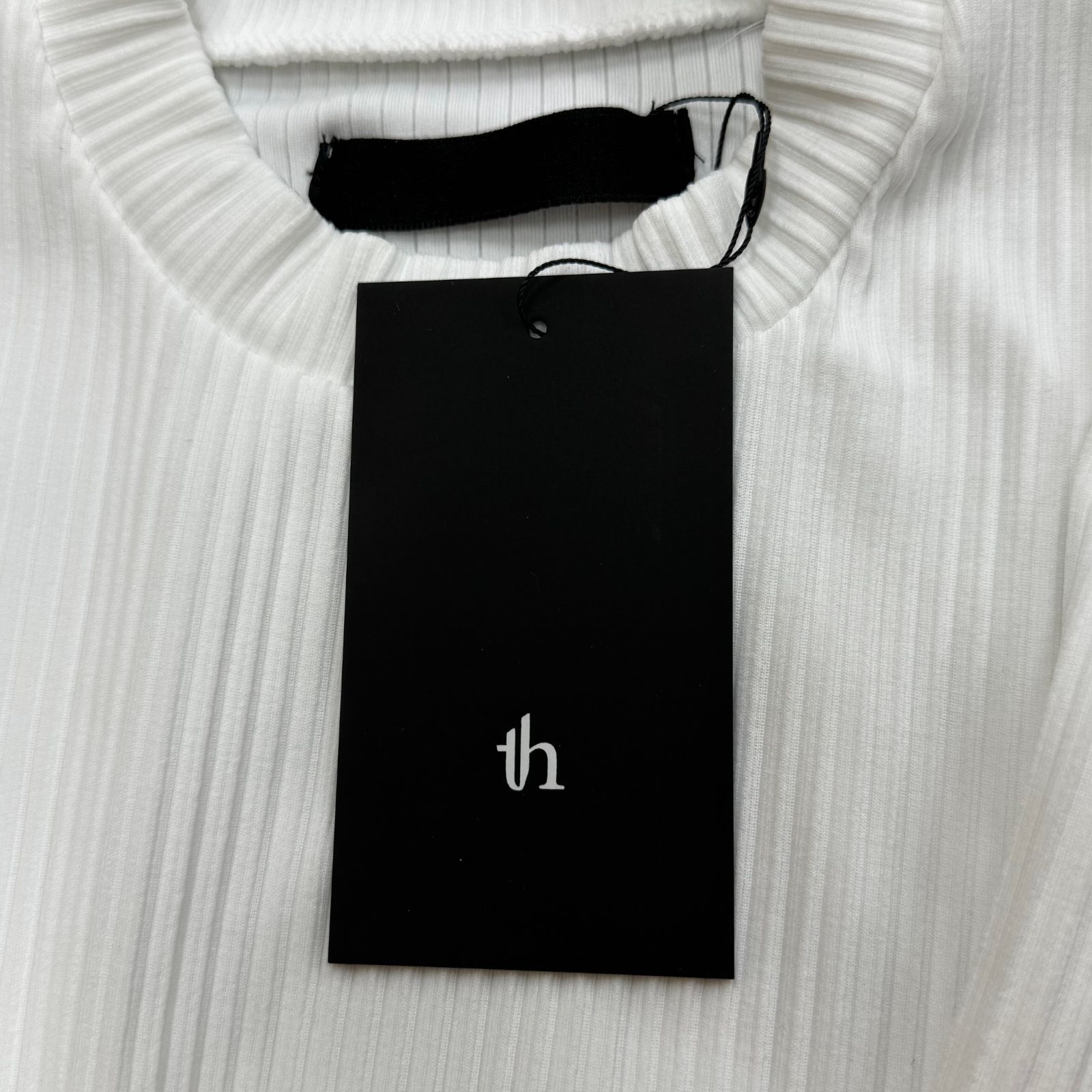 参考上代27500円 未使用品 th products 24SS Pleats Knitted Tee