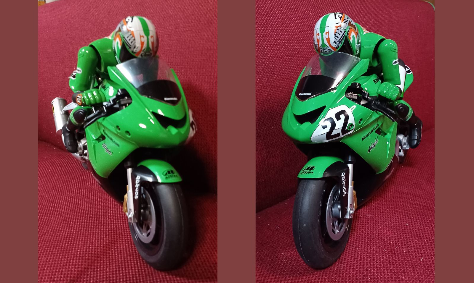 新品未使用 American Motorcycle ラジコン バイク ラジコン オートバイ☆ 超レア 日本未発売品 Nikko Kawasaki Ninja ZX