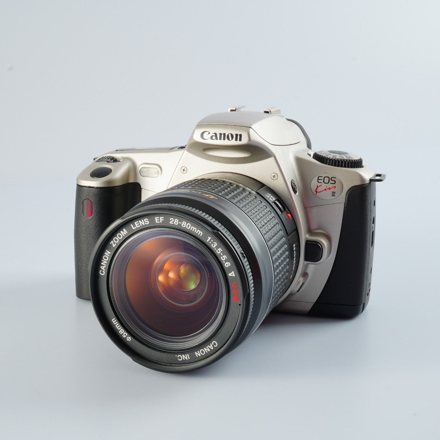 Canon EOS フィルム一眼レフカメラ 28-80mm 電池4個付き Canon キヤノン EOS Kiss III L + EF 28-80mm F/3.5-5.6 Ⅴ USM