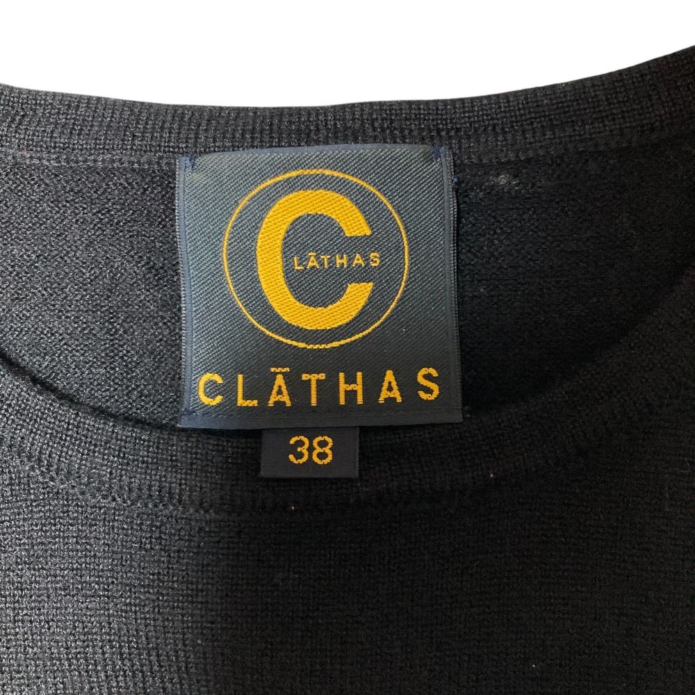 クレイサス ニット SALE 30%OFFCLATHAS クレイサス無地 カメリア刺繍 ニット