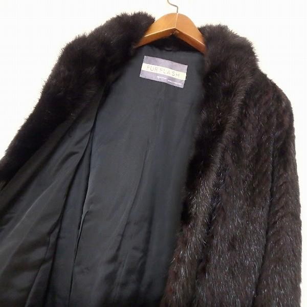 wnc ムーンバット moonbat FUR FLASH ミンク 毛皮コート 11 黒系