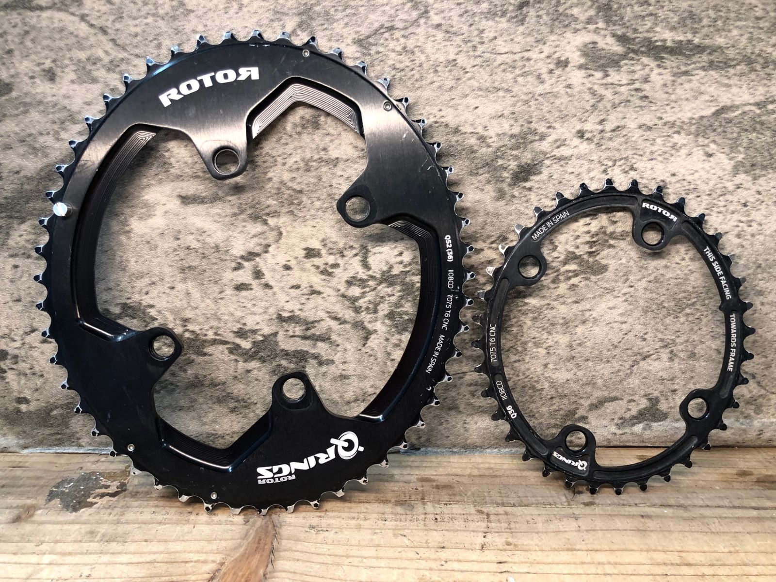 ROTOR Q-Rings 52T36Tセット シマノ11速12速対応 ROTOR ローター